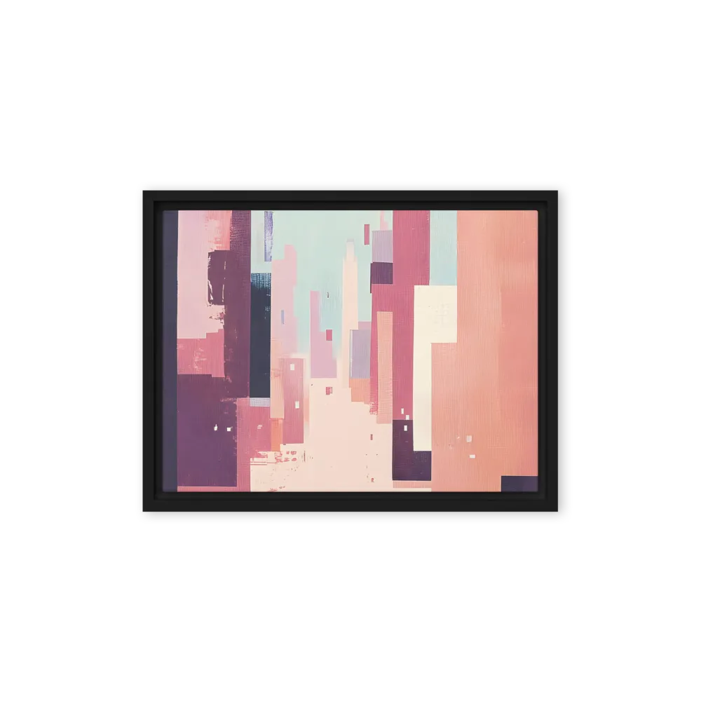 Tranquil Cityscape | Canvas with Black Frame | 12″×16″