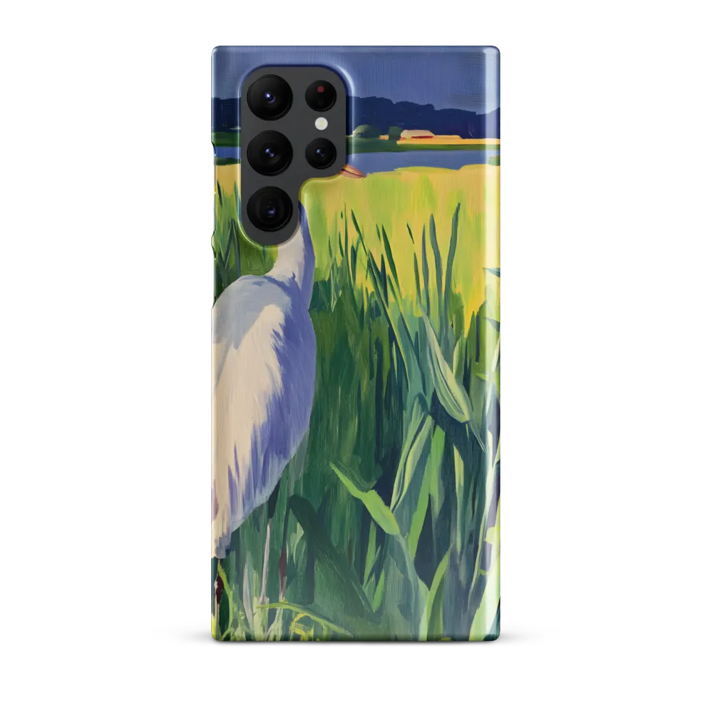 Graceful Presence: The Heron in the Meadow