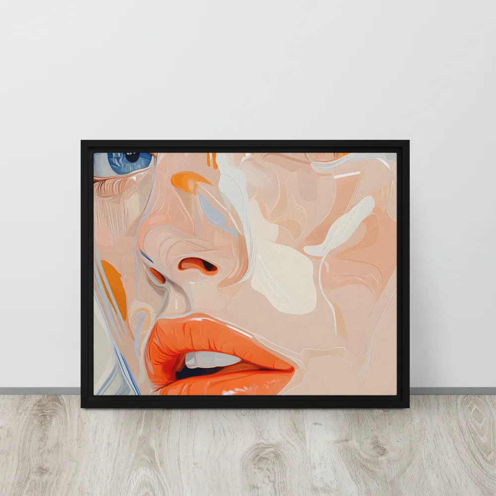 Ethereal Expressions | Canvas with Black Frame | 16″×20″