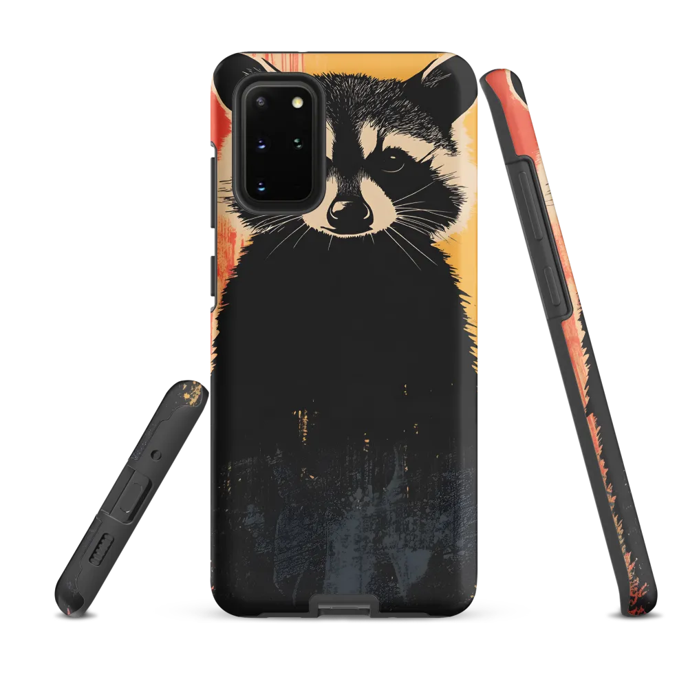 Whimsical Raccoon Portrait