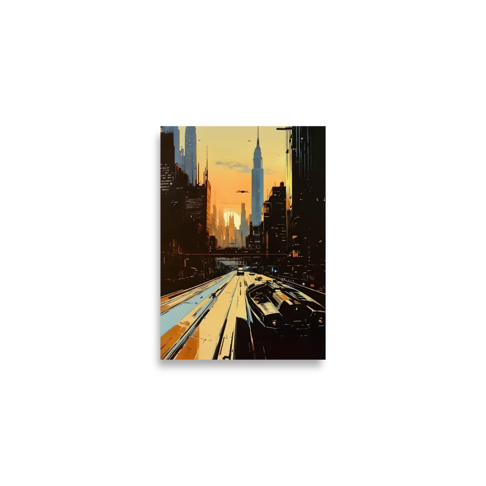 Metro Nexus: A Futuristic Cityscape | Poster | A2 (16.5″×23.3″)
