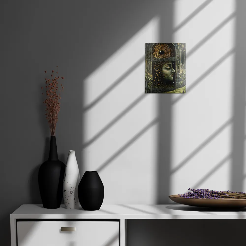 Nature’s Embrace: The Infinite Connection | Metal Print | 8″×10″