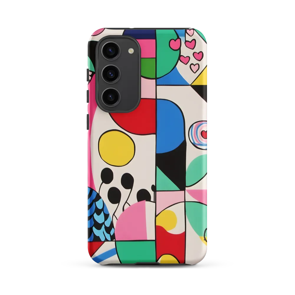 Dynamic Interplay of Shapes | Phone Case |  S23 Plus | Tough Case | Matte