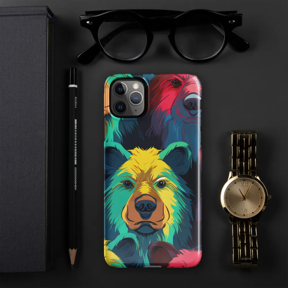 The Colorful Essence of Bears | Phone Case |  11 Pro Max | Snap Case | Glossy