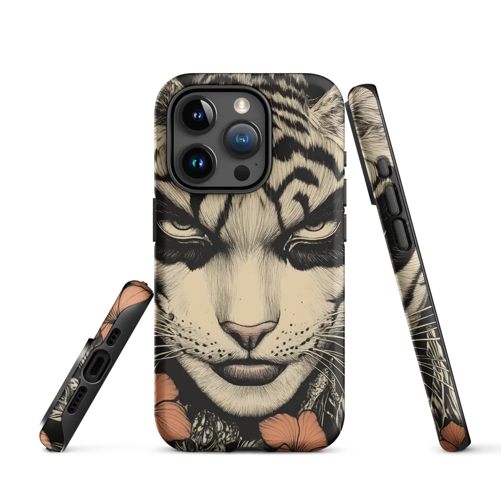 Feline Majesty: The Human-Leopard Connection | Phone Case |  15 Pro | Tough Case | Matte