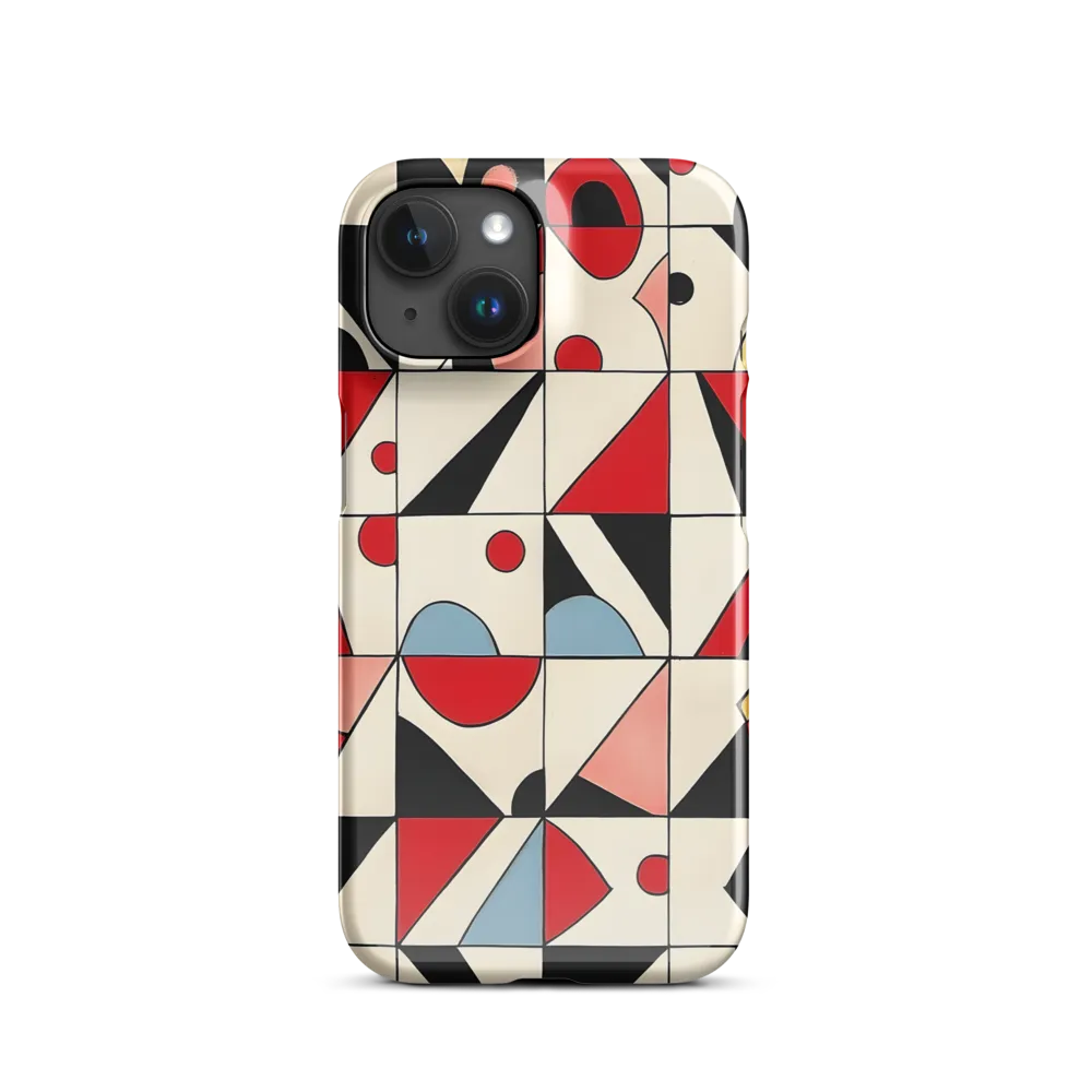Dynamic Geometric Harmony | Phone Case |  15 | Snap Case | Glossy