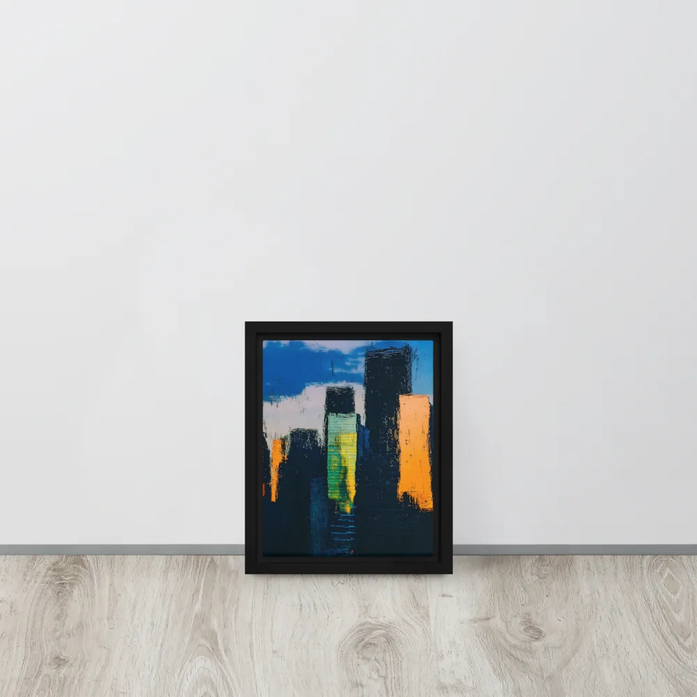 Reflections of Tranquility | Canvas with Black Frame | 8″×10″