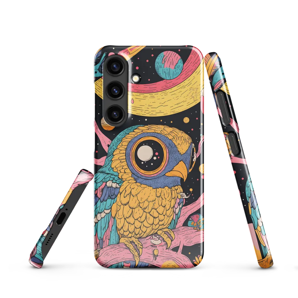 Whimsical Cosmic Owl