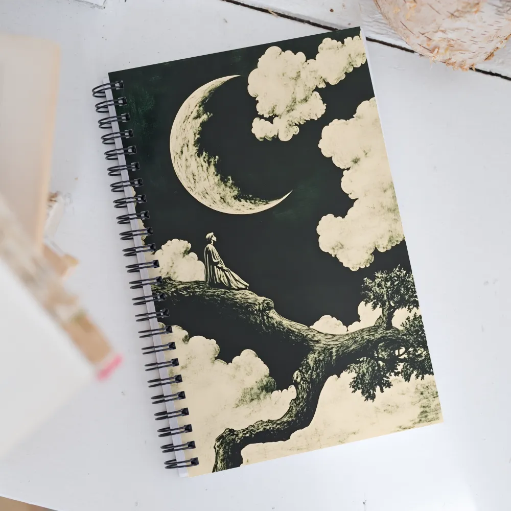 Whispers of the Moon | Spiral Notebook