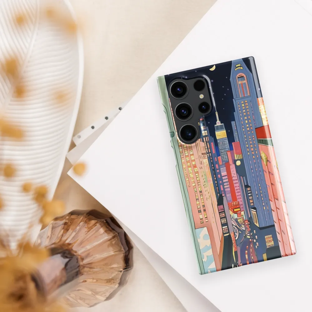 Urban Dreamscape: A Pop Art Night | Phone Case |  S23 Ultra | Snap Case | Glossy