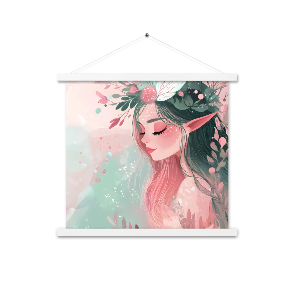 Whispers of Nature | Poster With White Wood Hanger | 18″×18″