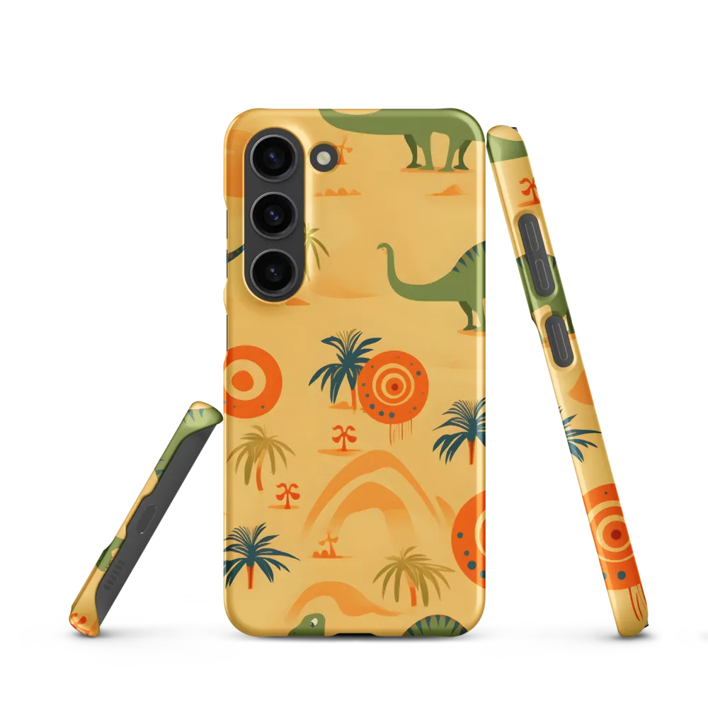 Prehistoric Playtime | Phone Case |  S23 | Snap Case | Matte