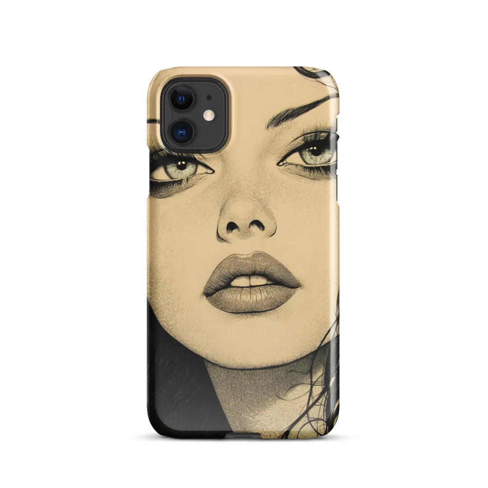 Enigmatic Gaze | Phone Case |  11 | Snap Case | Glossy