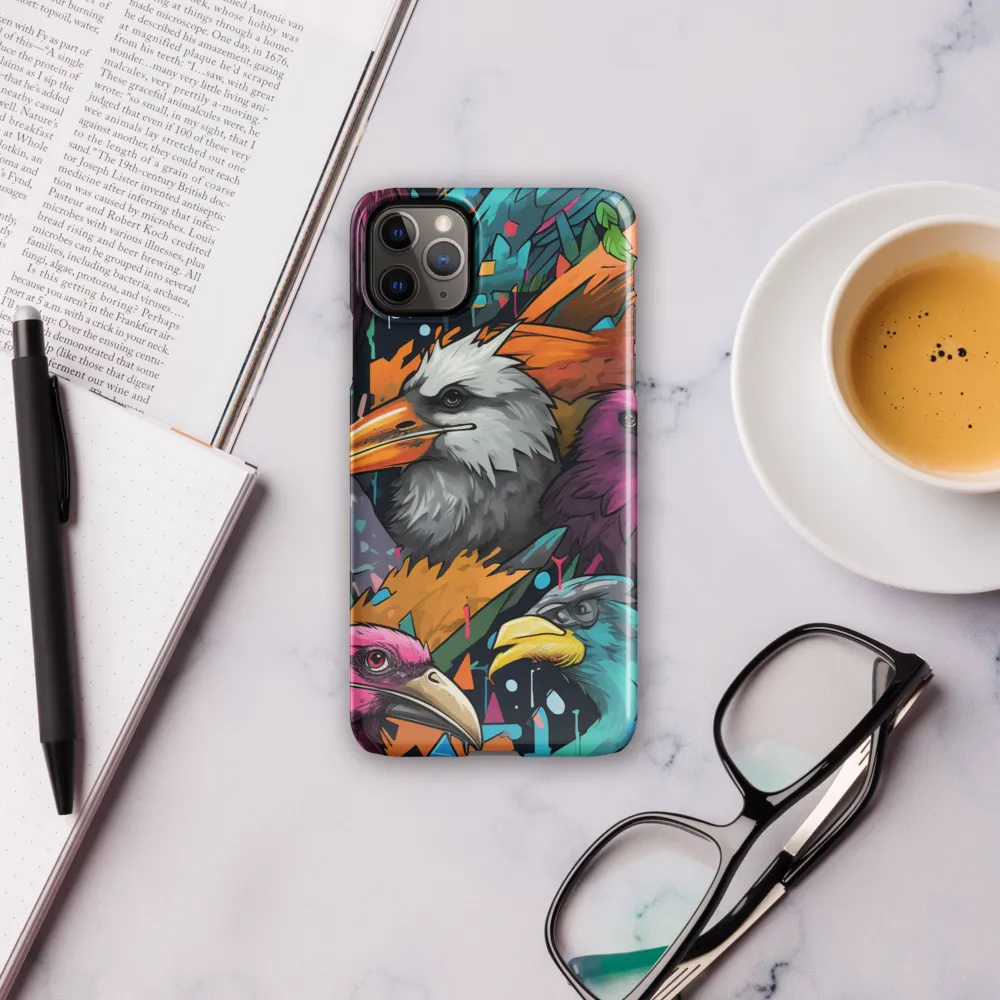 Avian Vortex: A Celebration of Color and Form | Phone Case |  11 Pro Max | Snap Case | Glossy