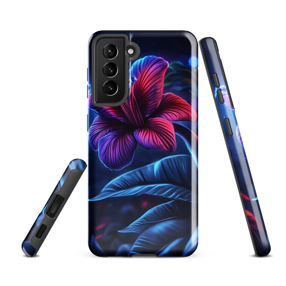 Illuminated Serenity: The Surreal Blossom