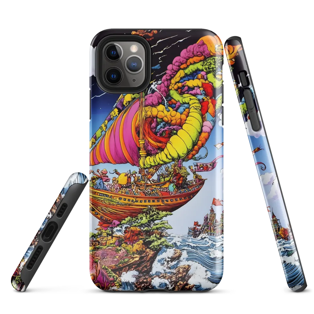 Voyage of Whimsy: A Surreal Sailor's Dream | Phone Case |  11 Pro Max | Tough Case | Glossy