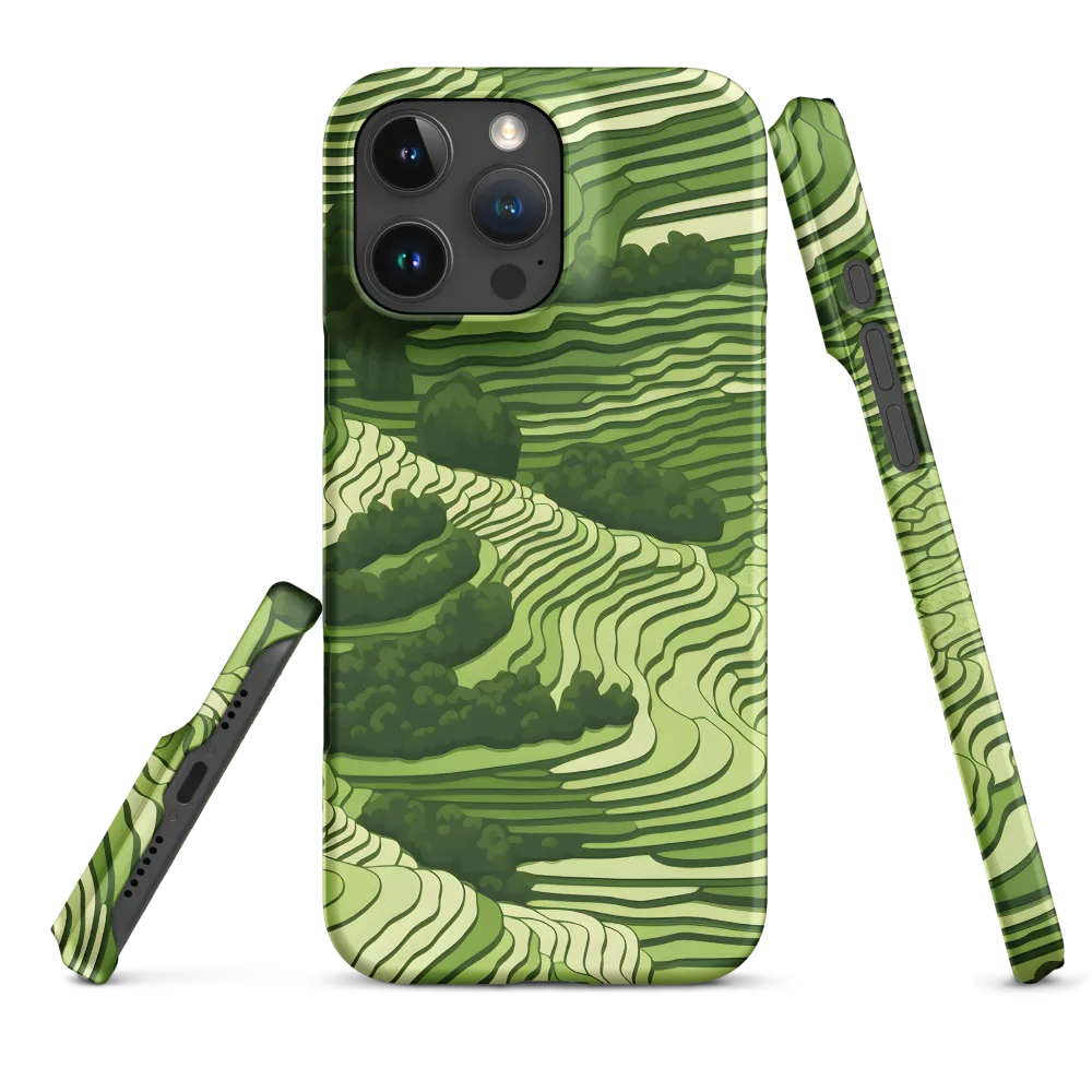 Waves of Green: An Abstract Landscape