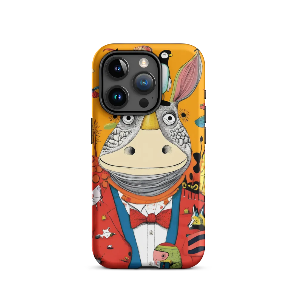 Whimsical Rhinoceros: A Playful Encounter