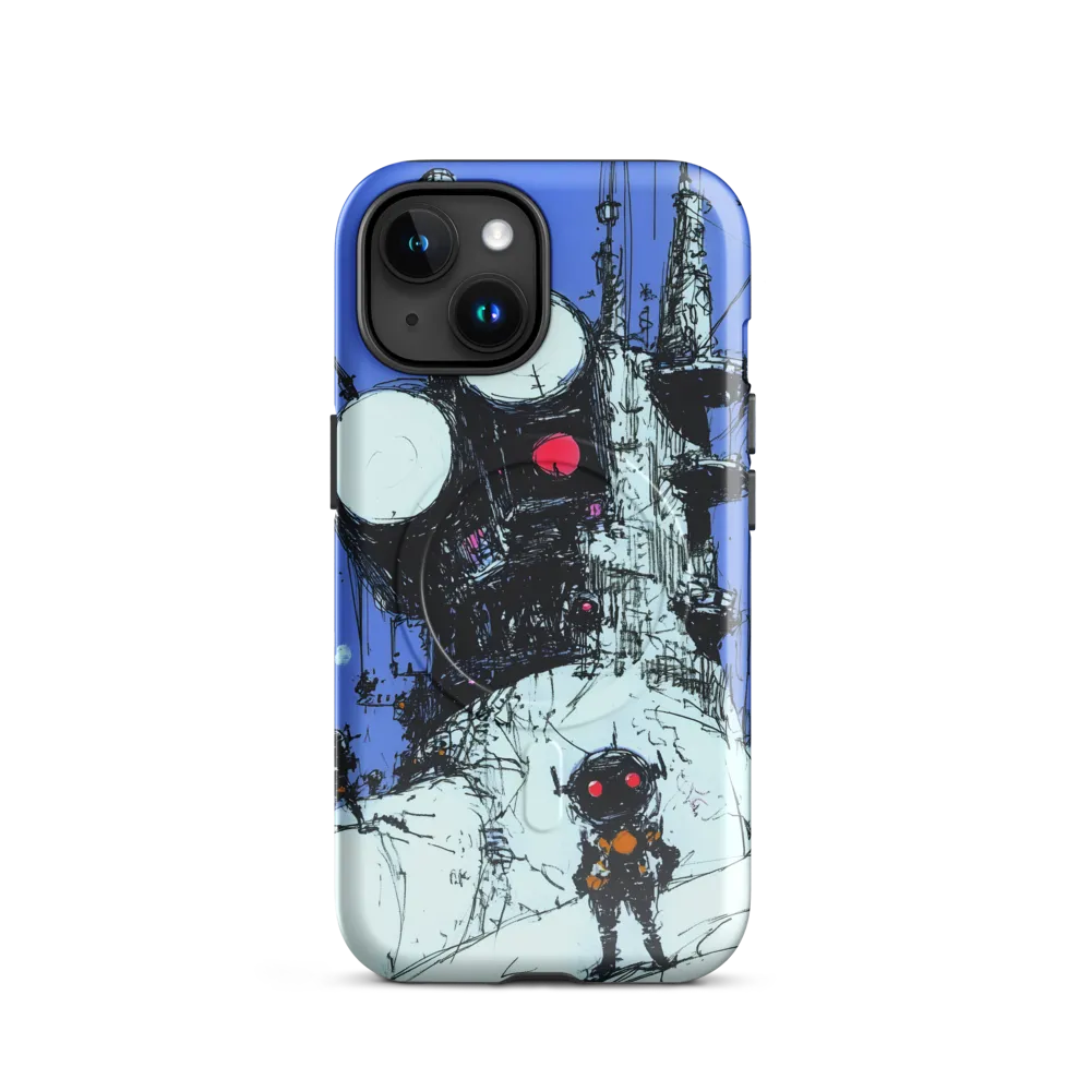 Echoes of a Futuristic Frontier | Phone Case |  15 | MagSafe® Tough Case | Glossy