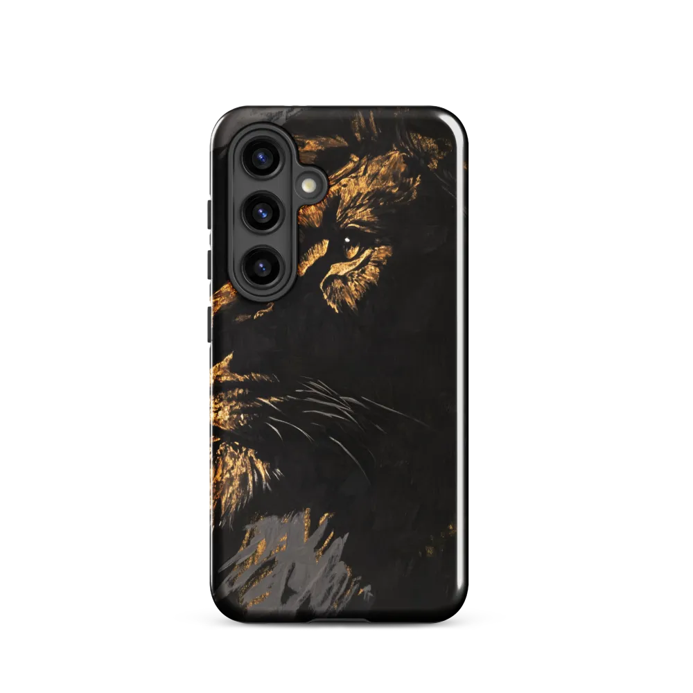 Majestic Gaze: The Golden Lion