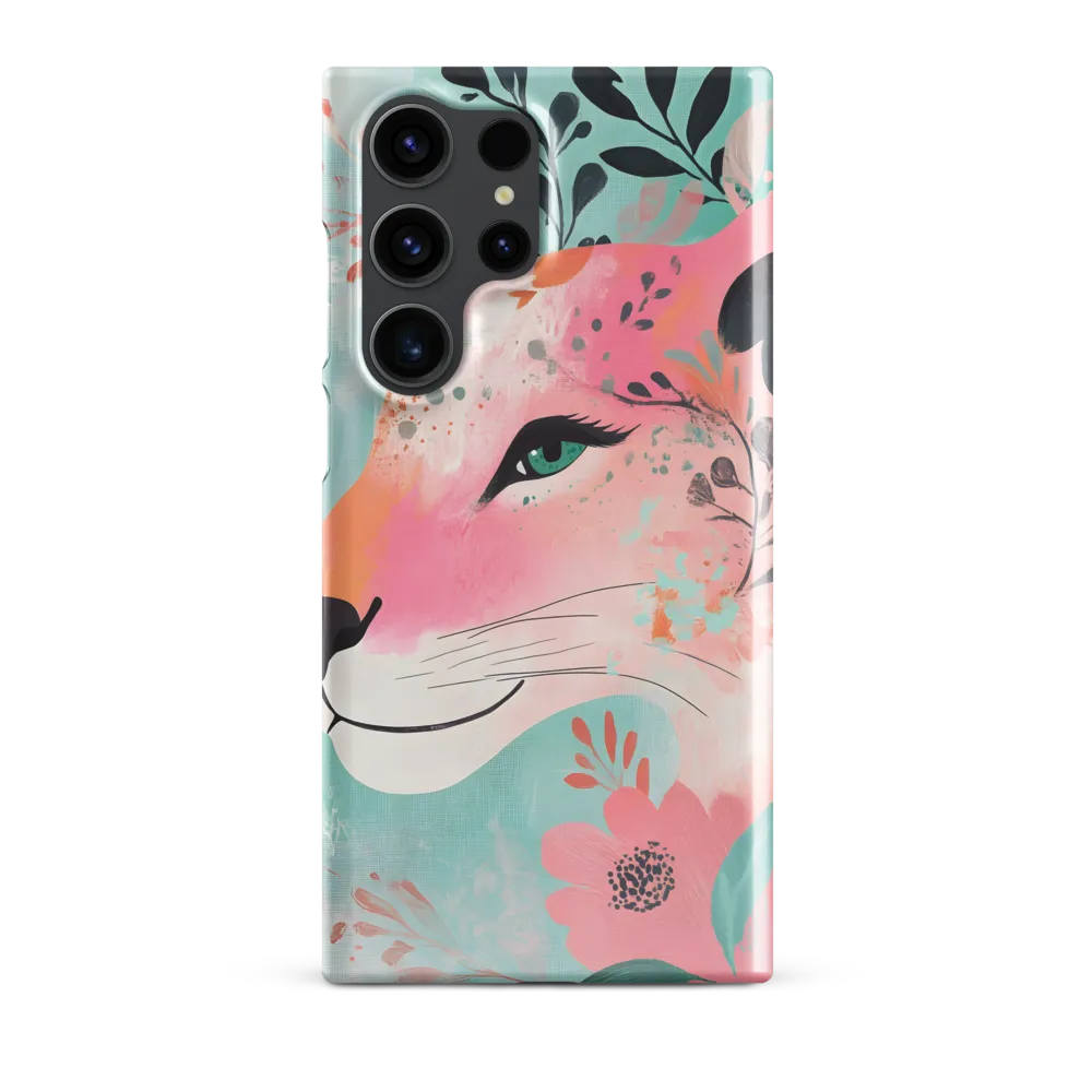 Whimsical Majesty: A Floral Lion