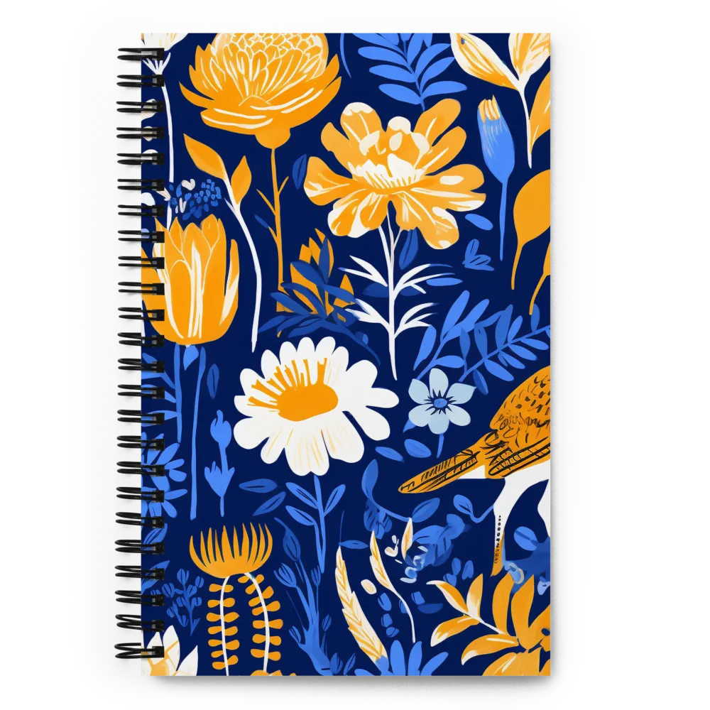 Floral Symphony | Spiral Notebook