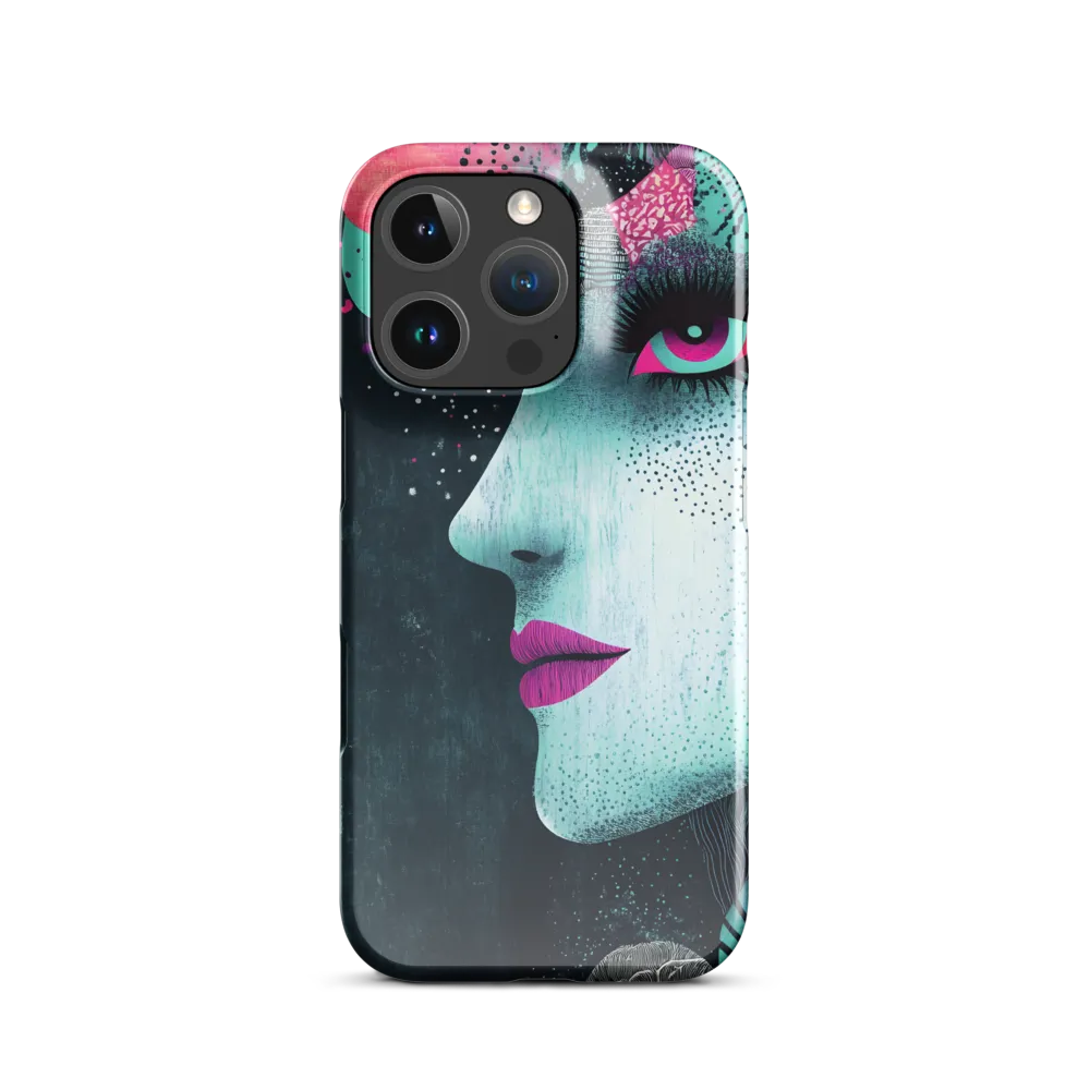 Mystical Beauty in Blue and Pink | Phone Case |  16 Pro | Snap Case | Glossy