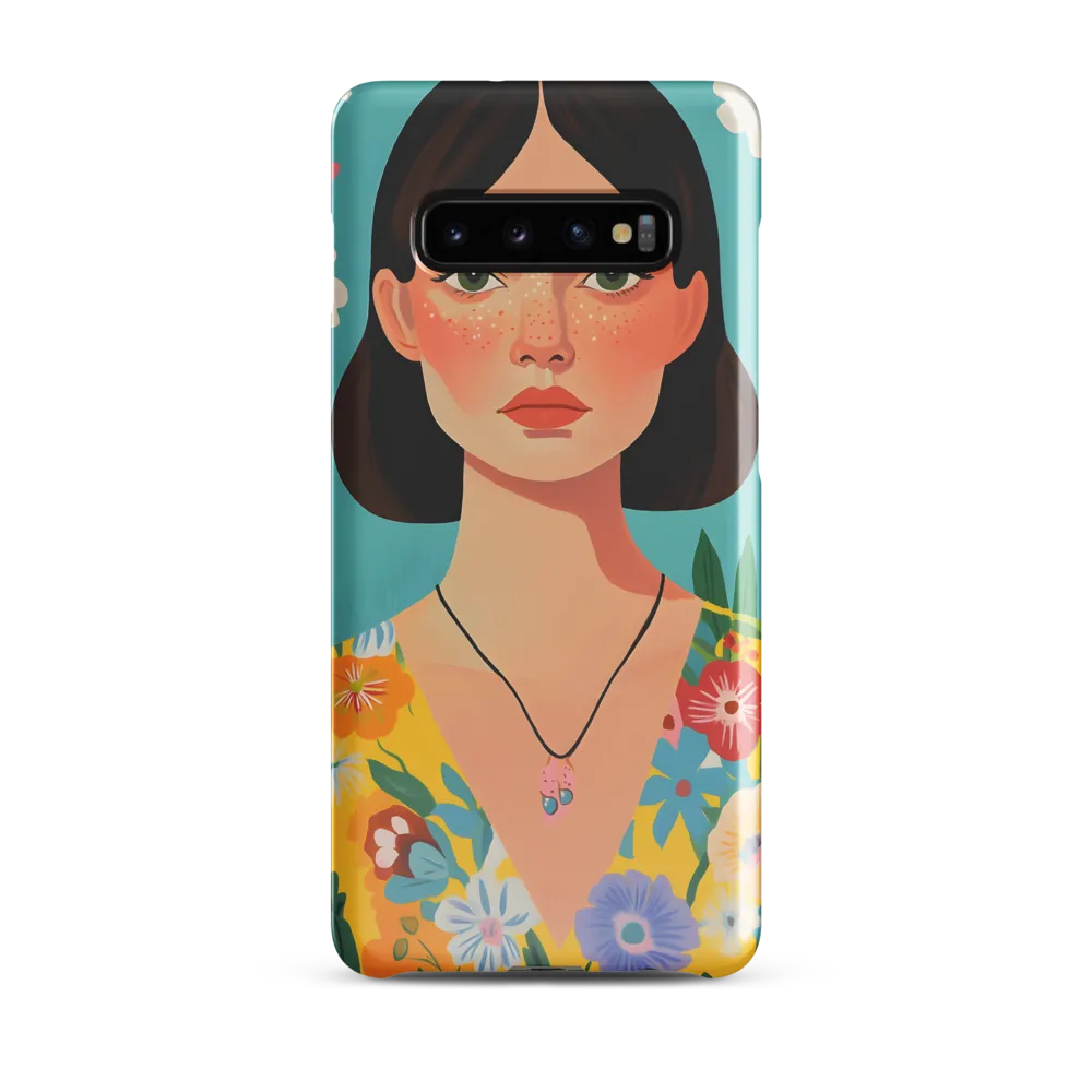 Embracing Nature: A Portrait of Serenity | Phone Case |  S10 Plus | Snap Case | Glossy