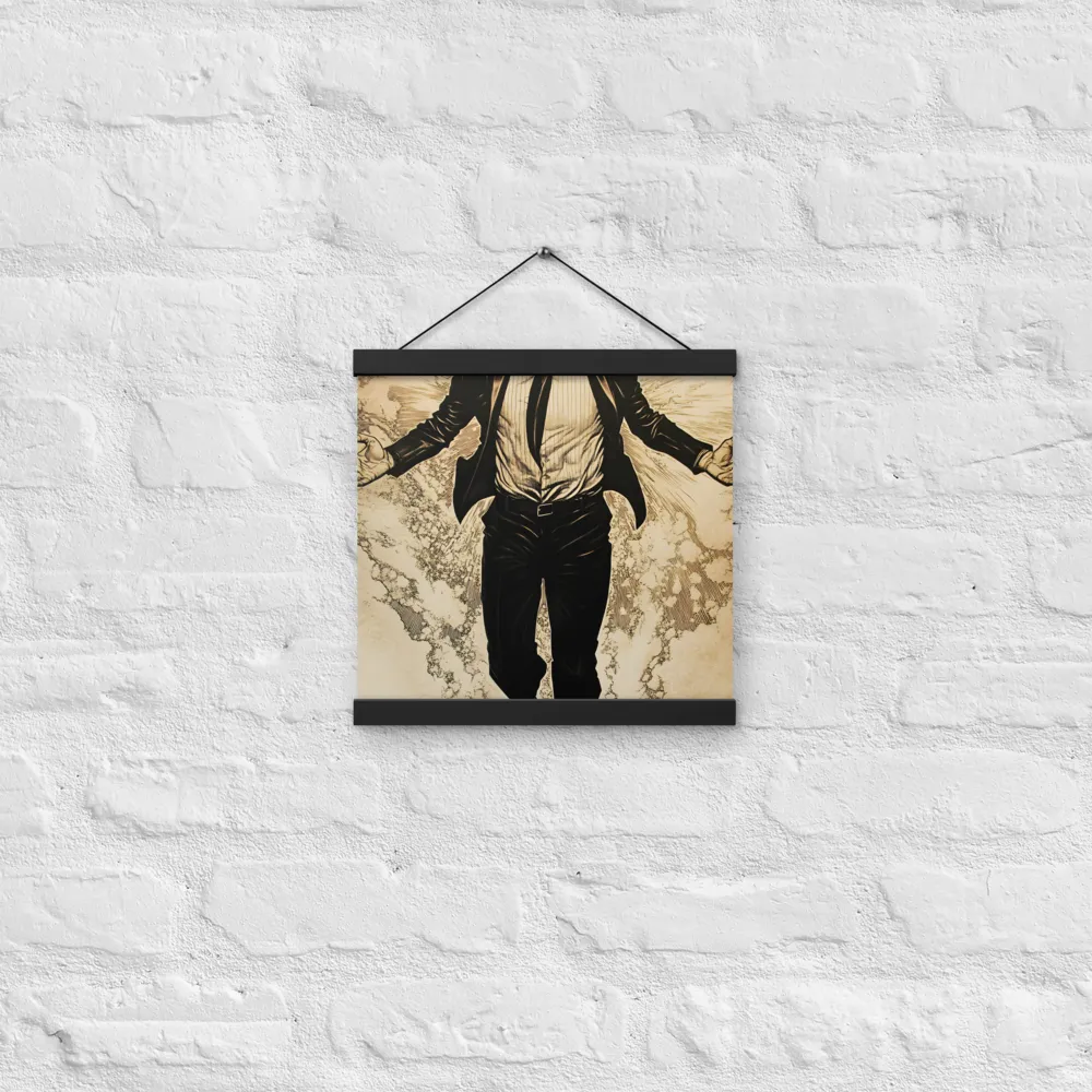 Ascendancy of the Spirit | Poster With Black Wood Hanger | 12″×12″