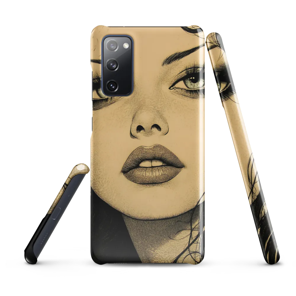 Enigmatic Gaze | Phone Case |  S20 FE | Snap Case | Glossy