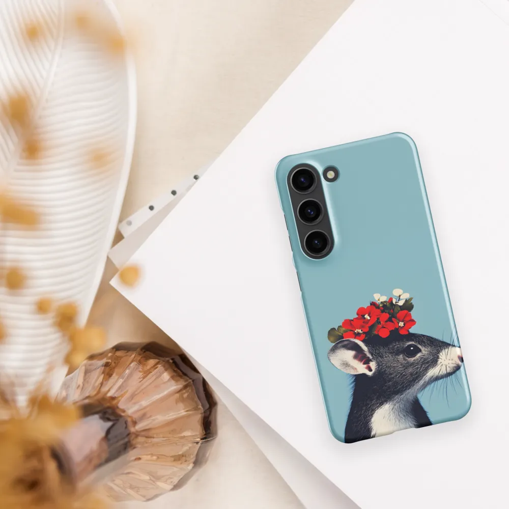 Whimsical Flora: A Mouse's Floral Crown