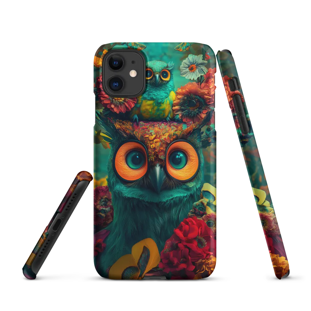 Majestic Harmony: The Floral Owl