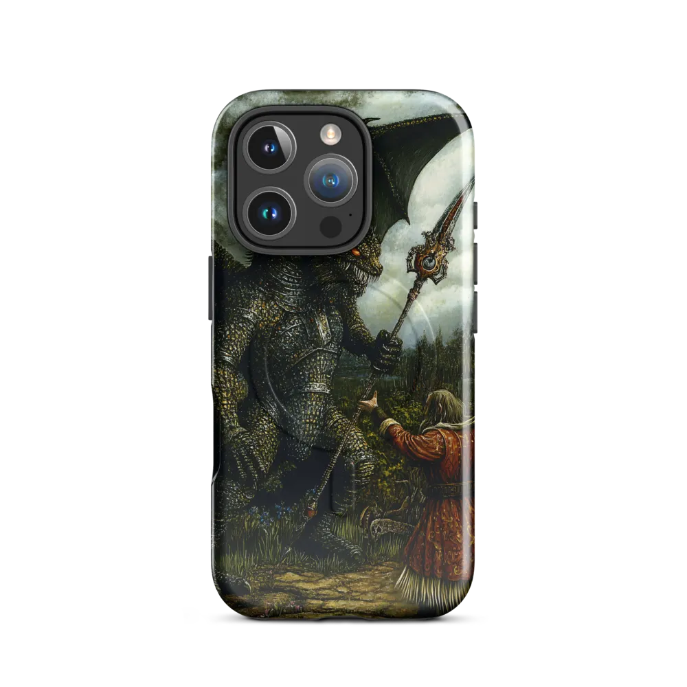 The Confrontation: Dragon vs. Wizard | Phone Case |  16 Pro | MagSafe® Tough Case | Glossy