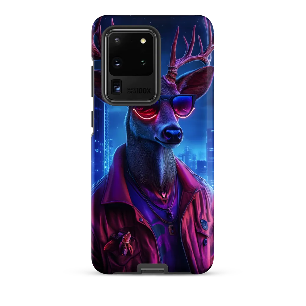 Urban Serenade: The Cool Deer | Phone Case |  S20 Ultra | Tough Case | Matte