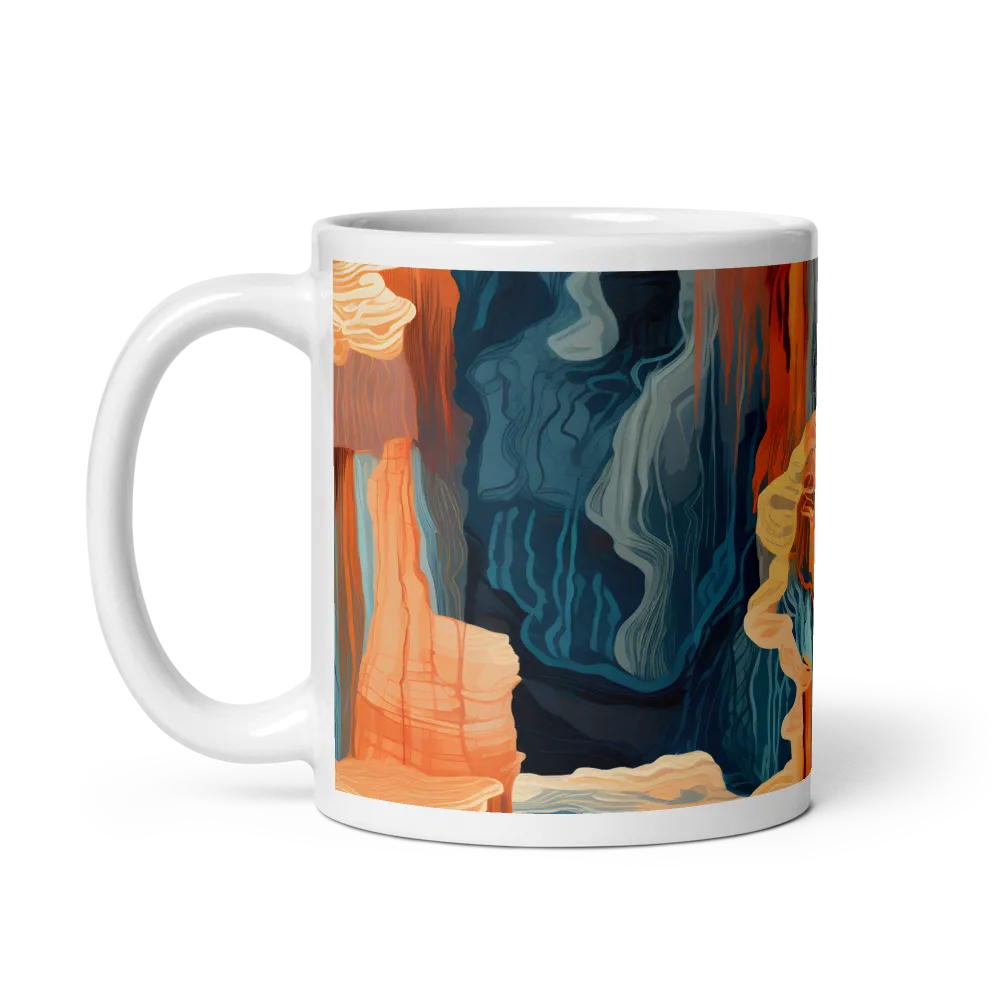 Ethereal Canyon Dreamscape | Mug with White inside | 11 oz