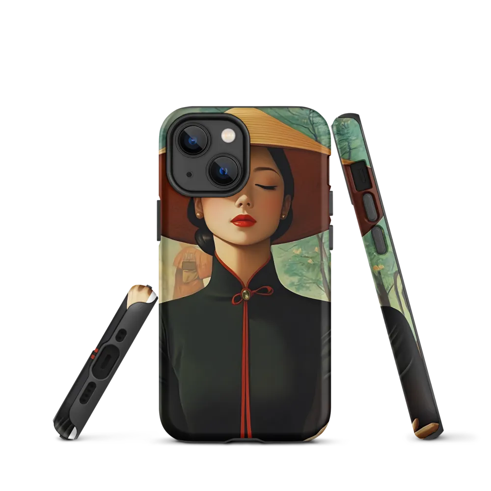 Elegance in Tranquility | Phone Case |  13 mini | Tough Case | Matte