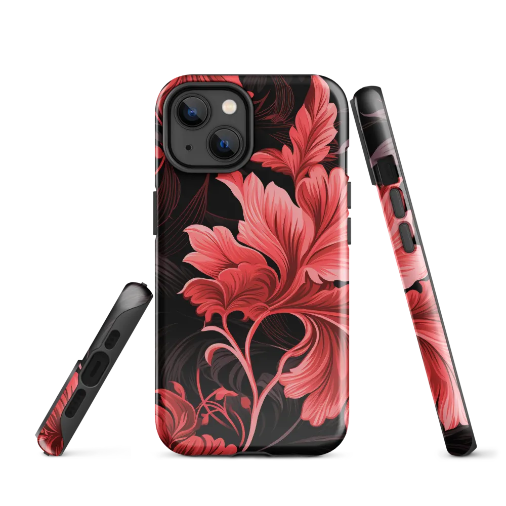 Tropical Elegance in Red