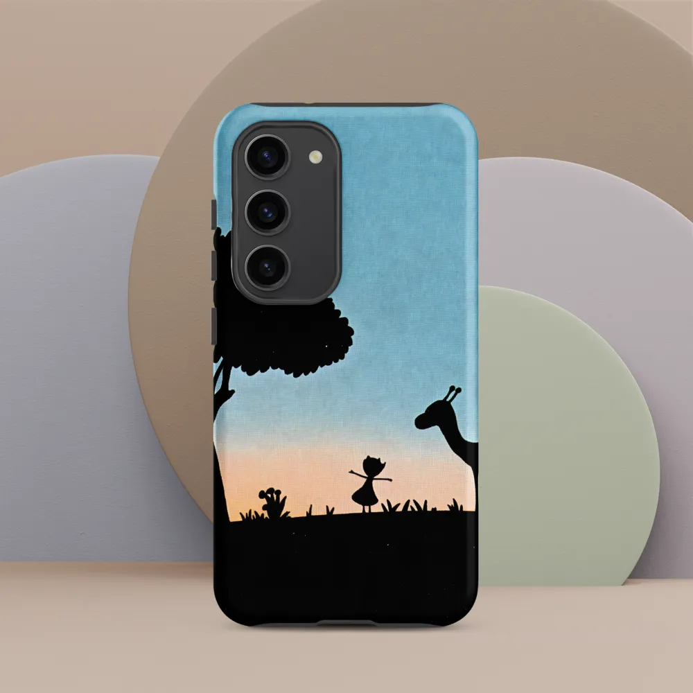 Curiosity in the Silhouette | Phone Case |  S23 | Tough Case | Matte