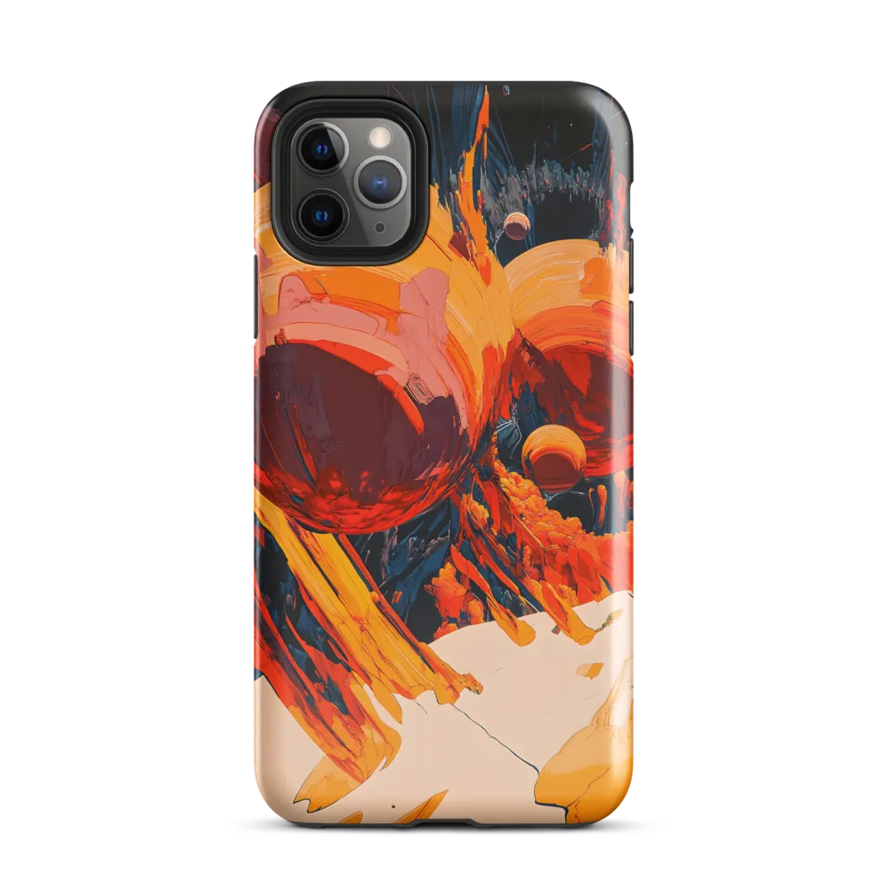 Celestial Fusion: A Cosmic Encounter | Phone Case |  11 Pro Max | Tough Case | Glossy