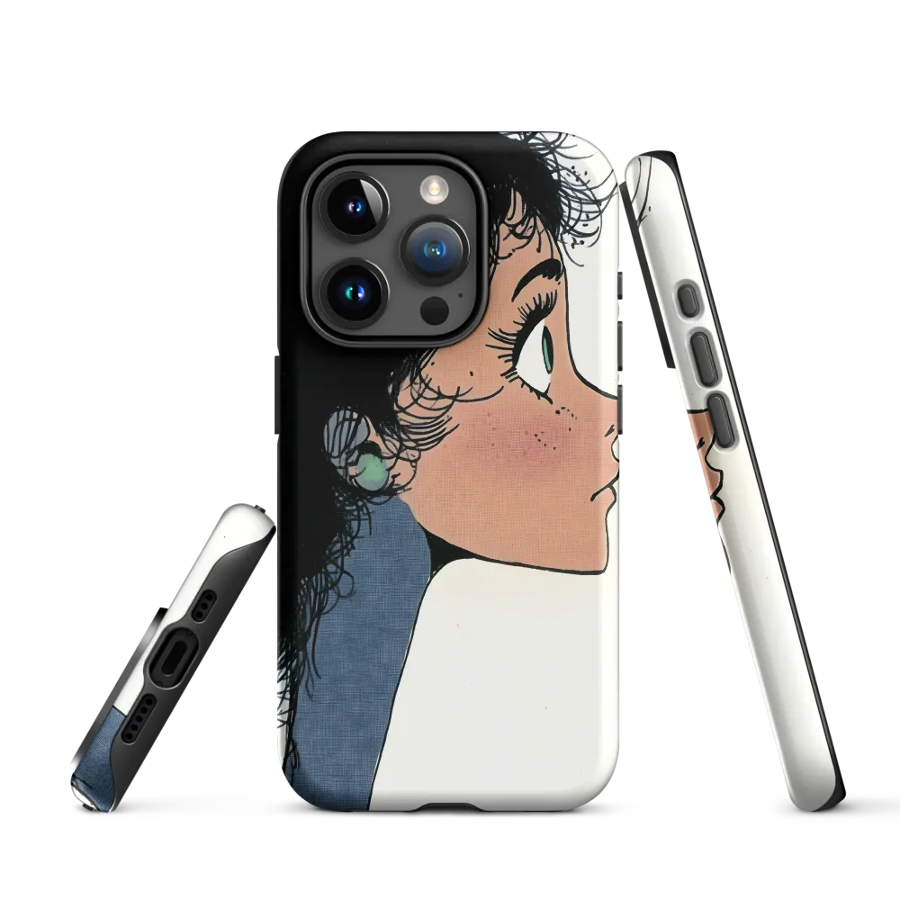 Whispers of Contemplation | Phone Case |  15 Pro | Tough Case | Matte