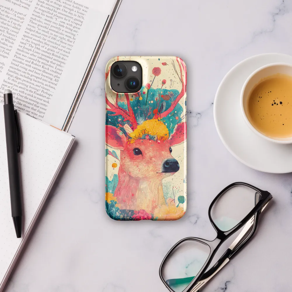 Whimsical Harmony: A Deer in Bloom