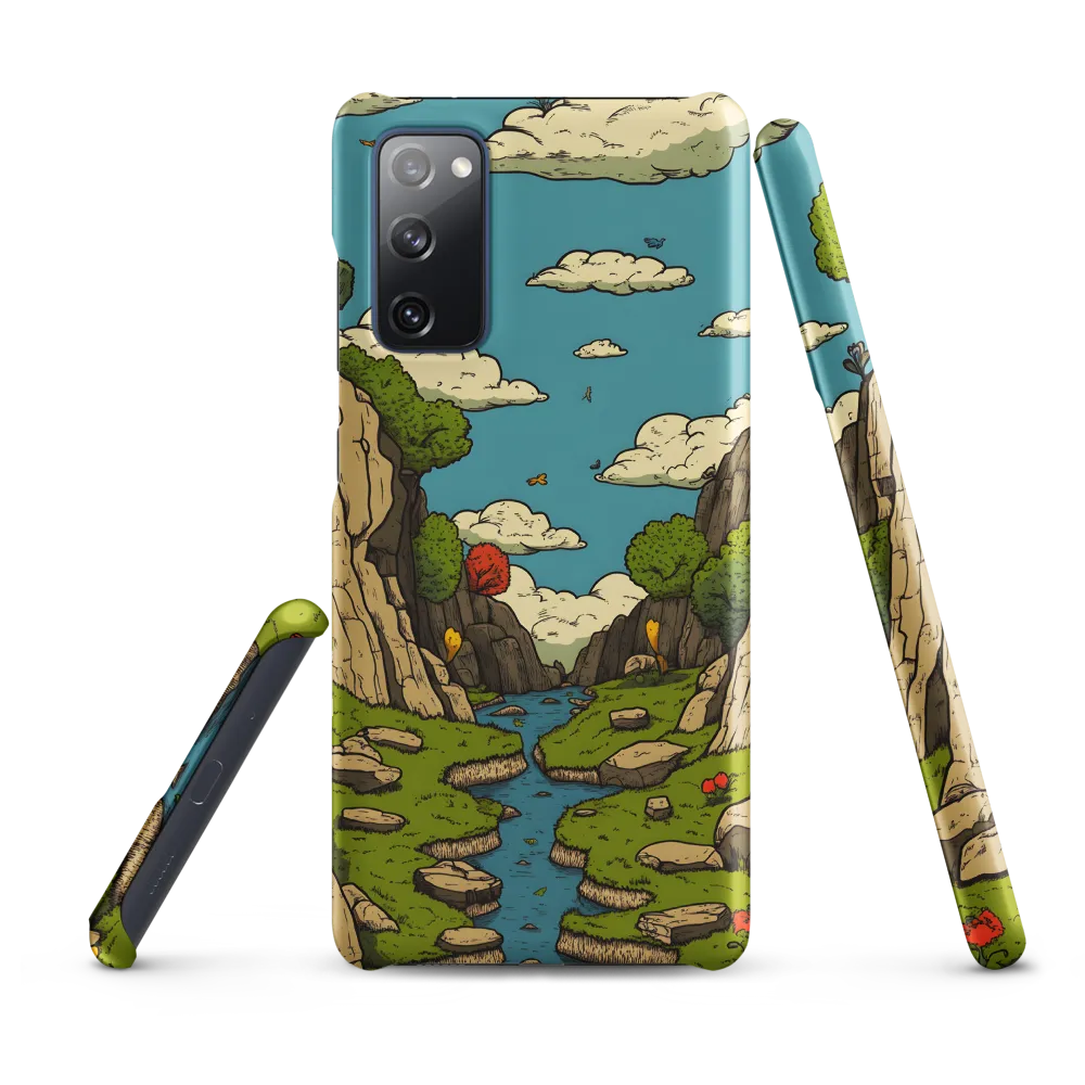 Whimsical Serenity: A Canyon Landscape