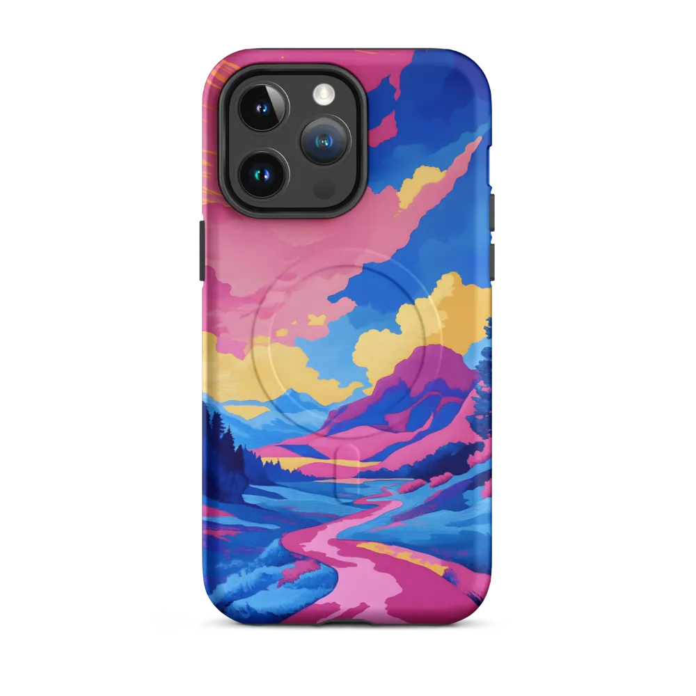 Dreamscape: The Serene River | Phone Case |  14 Pro Max | MagSafe® Tough Case | Matte