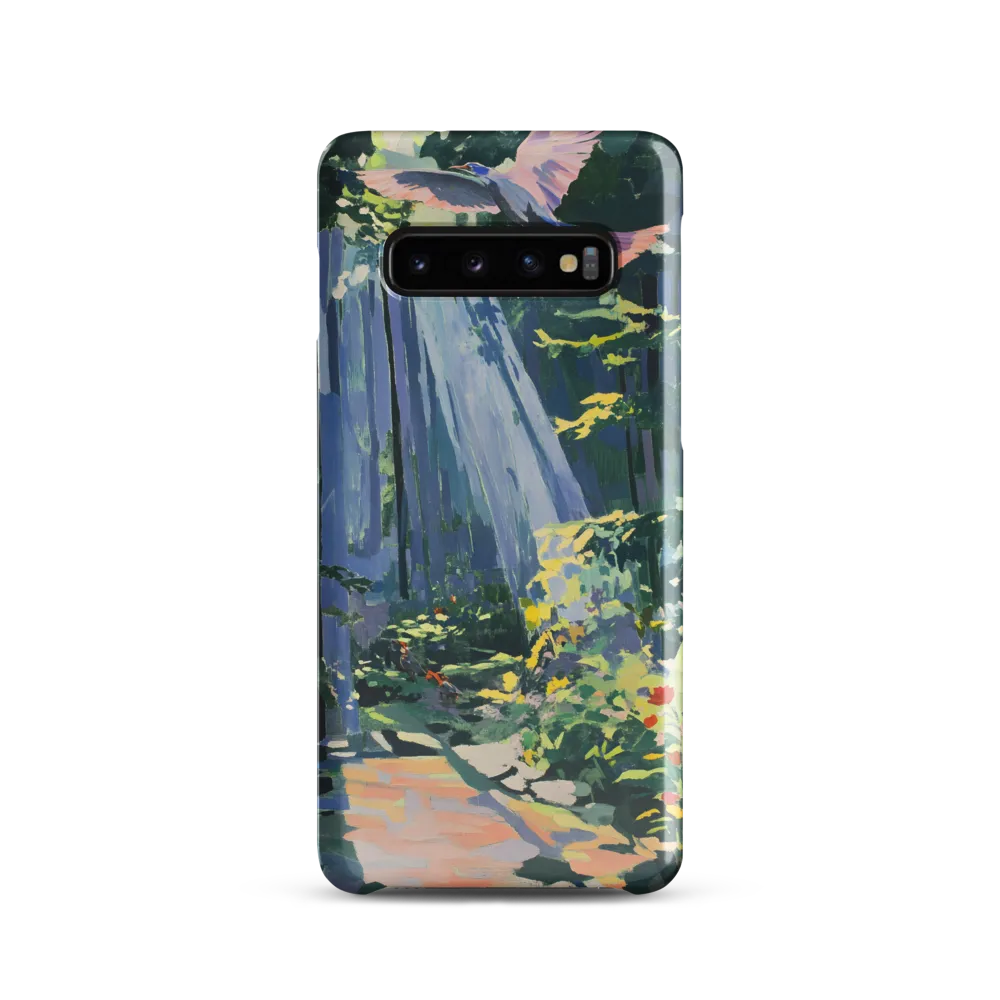 Flight of Light: A Serene Forest | Phone Case |  S10 | Snap Case | Glossy