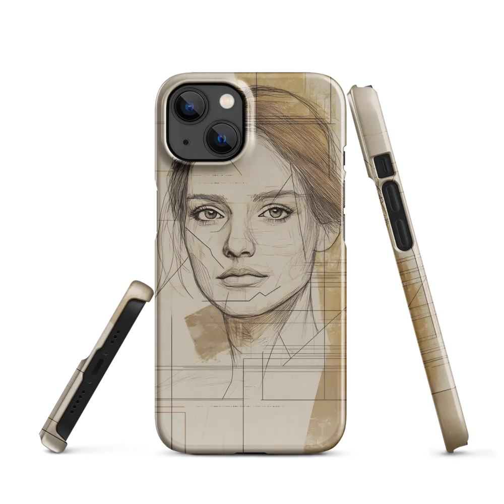 Geometric Elegance: A Modern Portrait