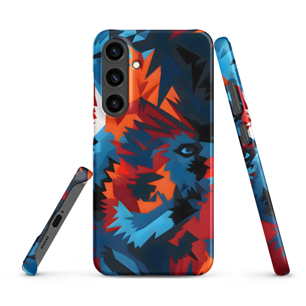 Vivid Aura of the Wolf | Phone Case |  S24 Plus | Snap Case | Matte