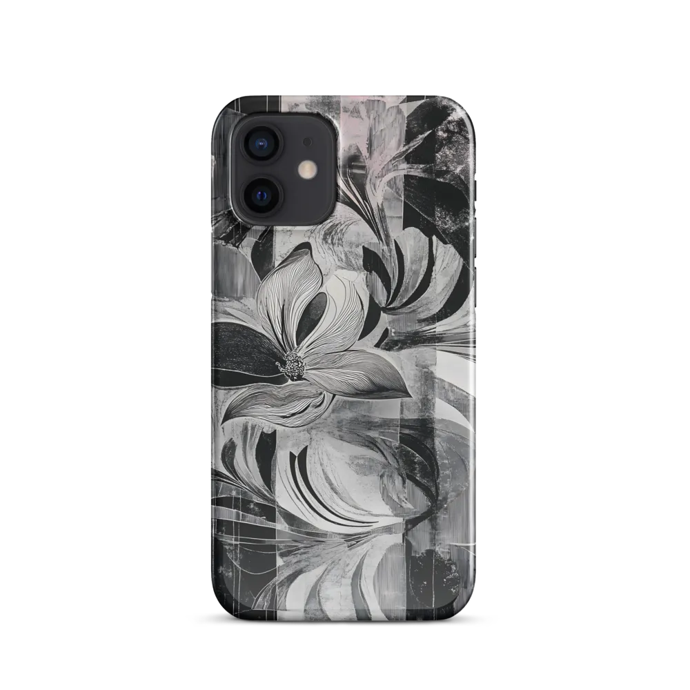 Floral Fusion in Monochrome
