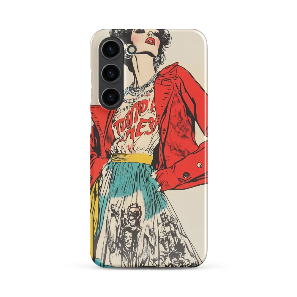 Vibrant Elegance: A Pop Art Fashion Statement