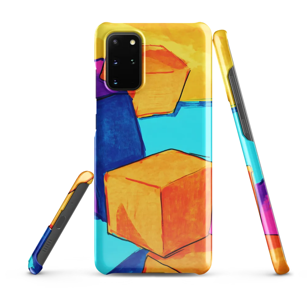 Playful Cubes in Vibrant Harmony