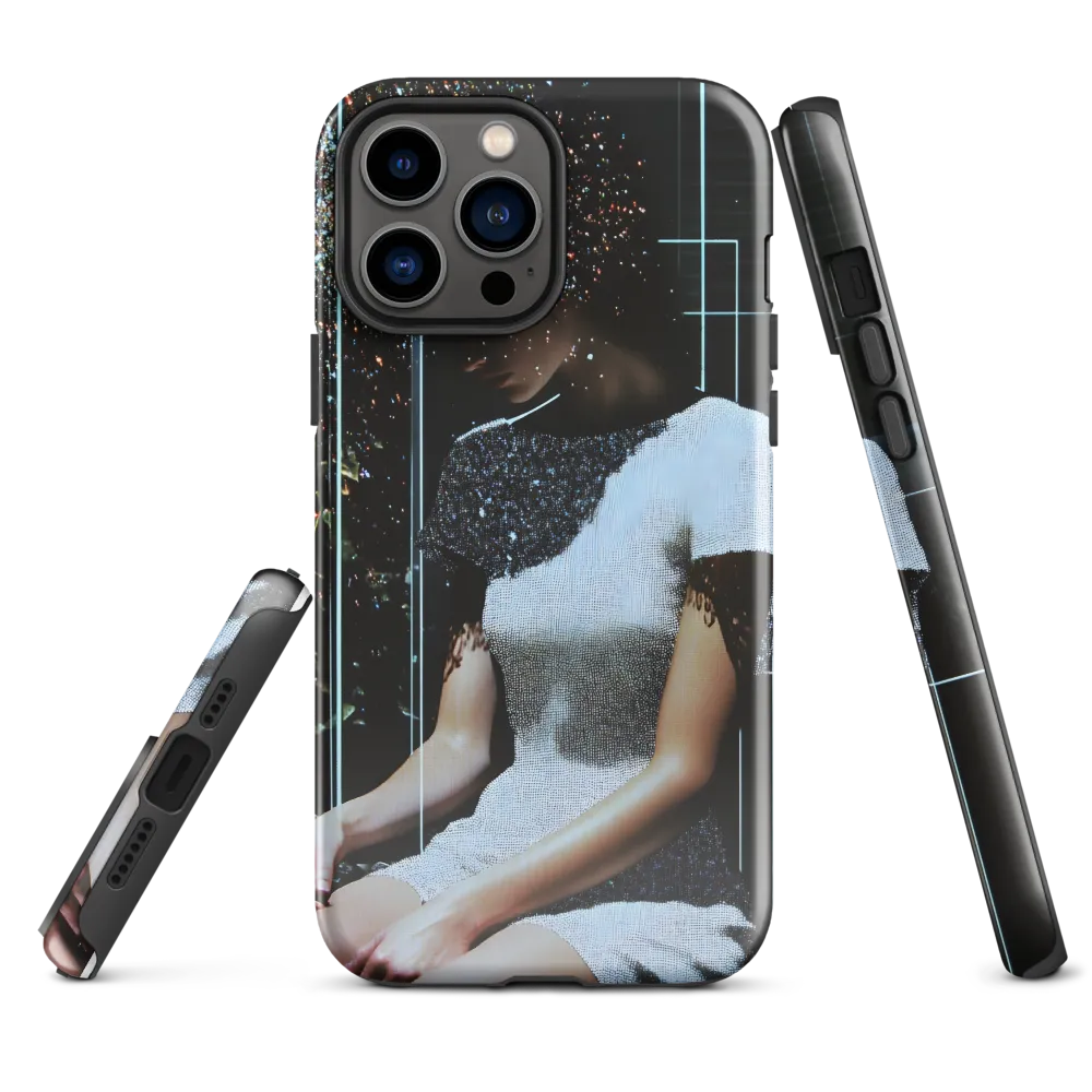 Portrait with Particle Halo
